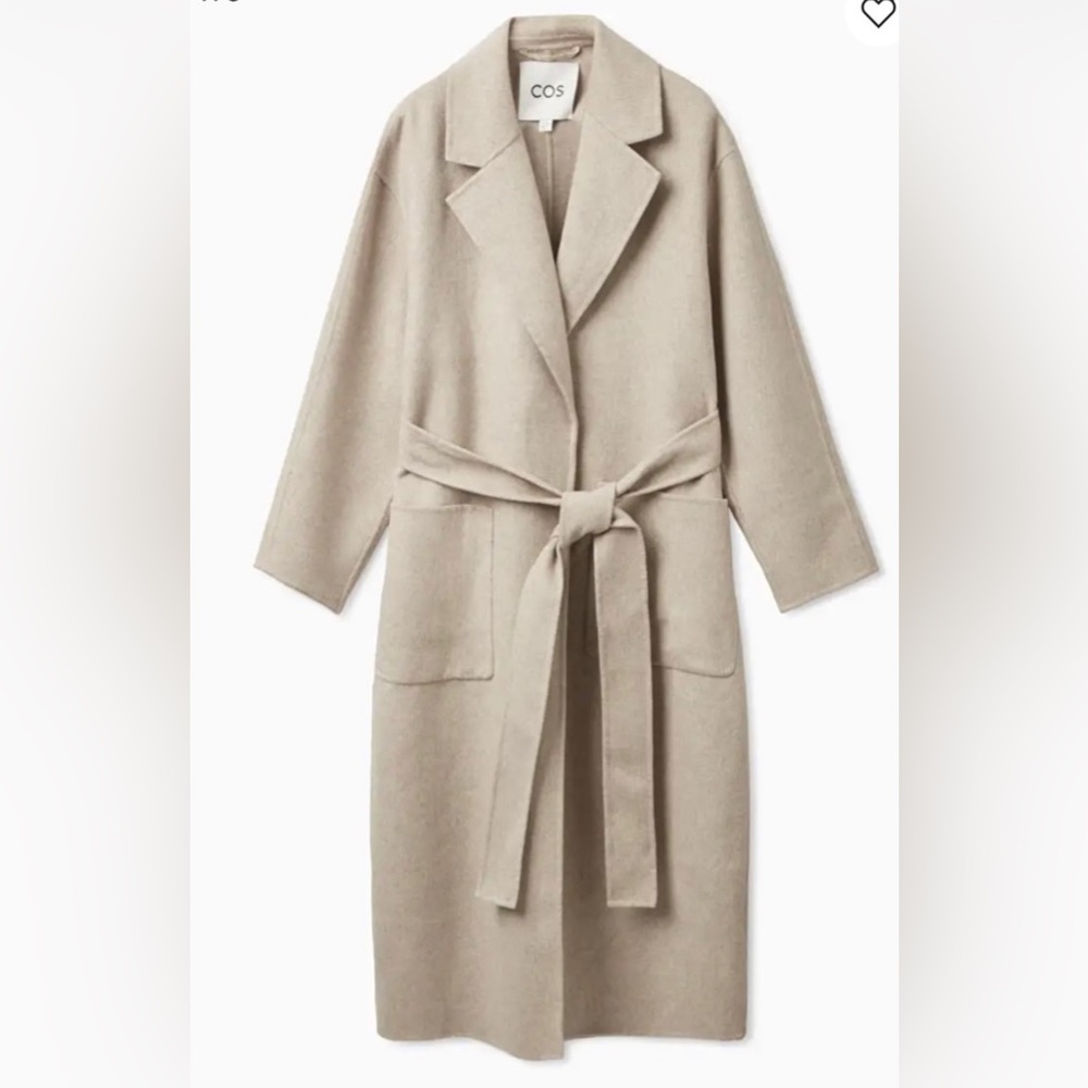 COS Like New Wool Mix Coat Size Large